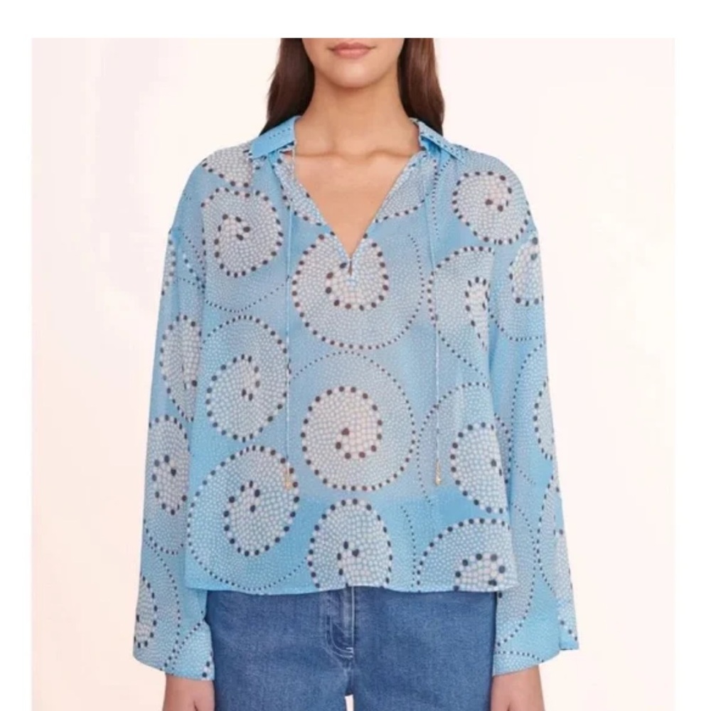 Staud Marissa Printed Shirt size medium - Picture 11 of 12